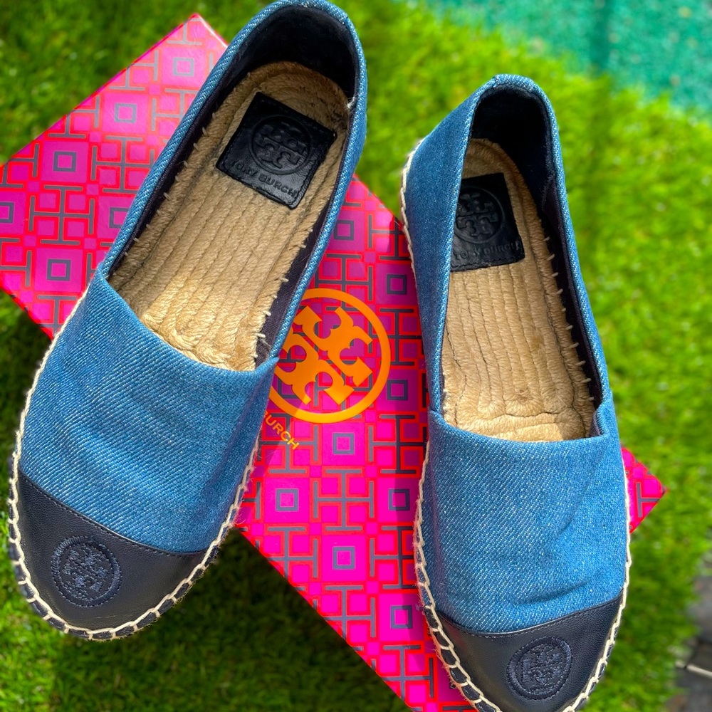 Denim Color block Espadrilles
TORY BURCH